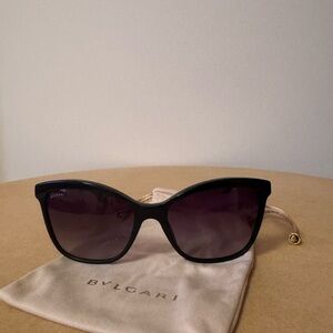 Bvlgari Cat Eye Black Sunglasses